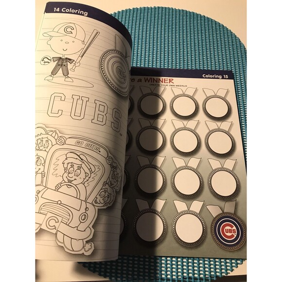 MLB Chicago Cubs Baseball Activity Book by Darla Hall GO CUBS! New - Picture 5 of 11
